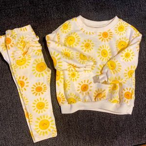 Sweatshirt and legging set